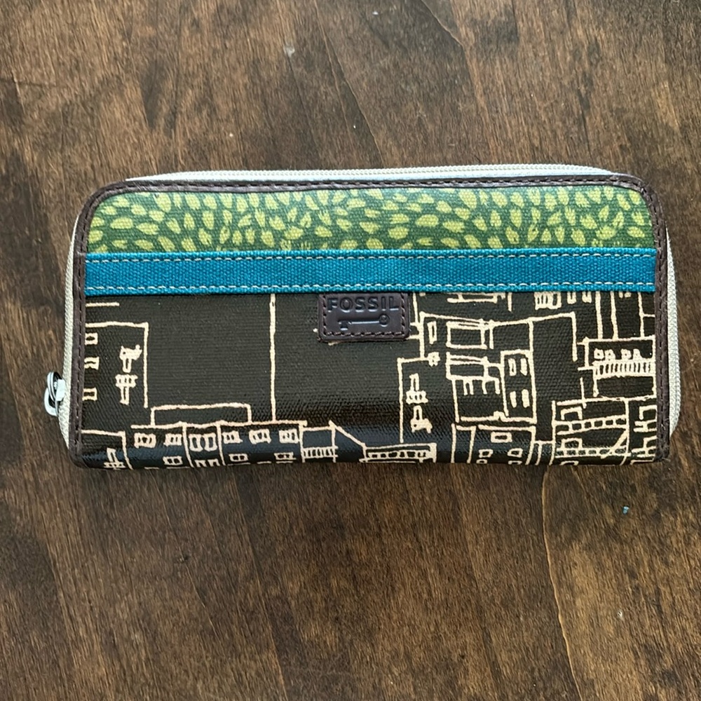 Fossil City Scene Wallet